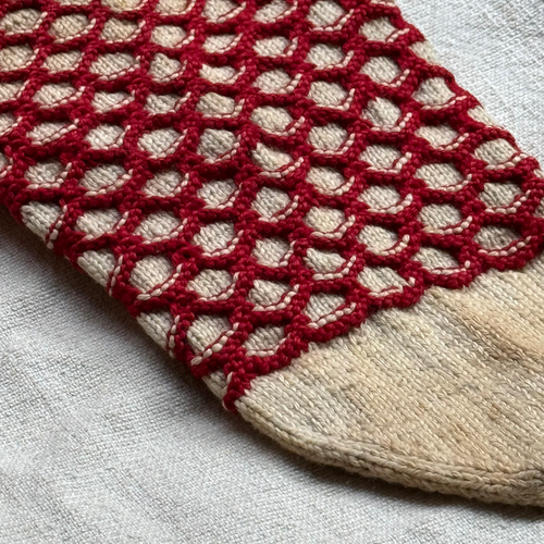 Pair of Antique German Socks (#8)