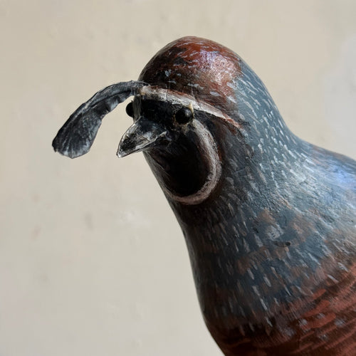 Papier-Mâché Quail