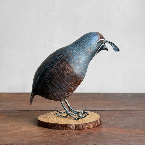 Papier-Mâché Quail