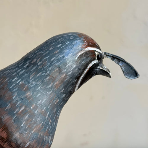 Papier-Mâché Quail