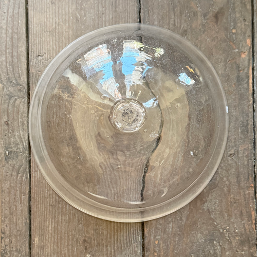 Large 19th-century French Glass Cloche de Melon (LG-08)