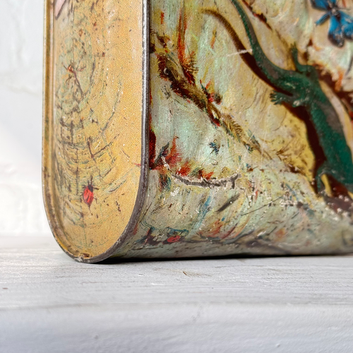 Rare 19th-century English Biscuit Tin Box