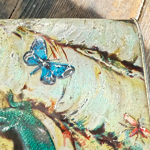 Rare 19th-century English Biscuit Tin Box