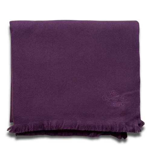 Noble Fibre Cashmere Travel Shawl in Dark Ruby