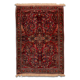 4’ 3” x 6’ 5” Antique Farahan Sarouk Rug