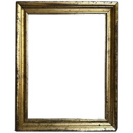 16" x  20" H Antique 19th Century Gilt Frame #8