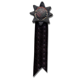 Vintage Dead Stock Ribbon Rosette Pin #8