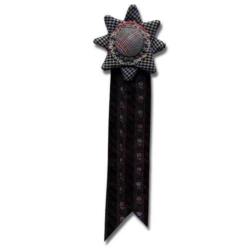 Vintage Dead Stock Ribbon Rosette Pin #8