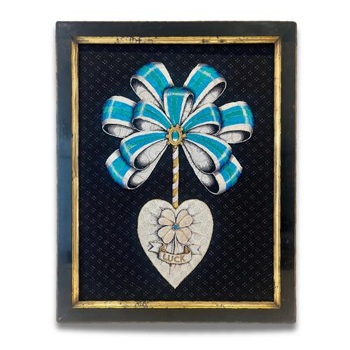 Hand Embroidered "Big Extravagant Bow" by Zara Merrick