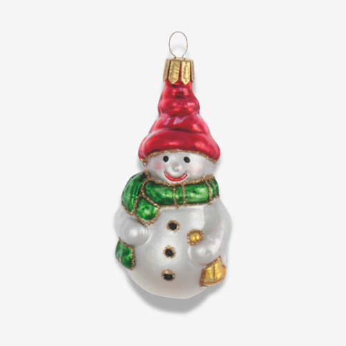 Snowman with Bell Ornament