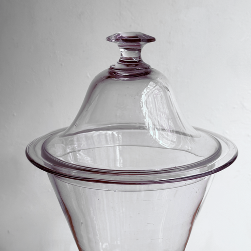 Large Footed 19th-century French Candy Jar (17I)