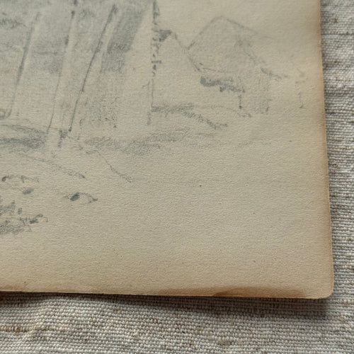 19th-century French Pencil Drawing by Alphonse Baril (#19)