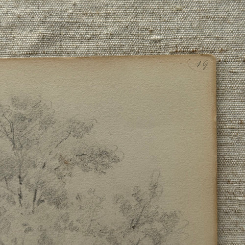 19th-century French Pencil Drawing by Alphonse Baril (#19)