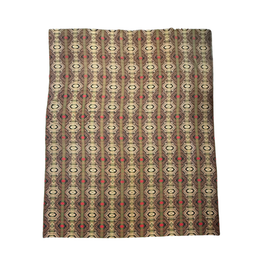 14' x 15' Antique American Loom Woven Wool Rug