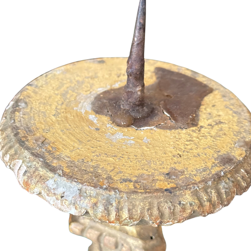 Pair of Early 18th-century Austrian Gilt Candlesticks