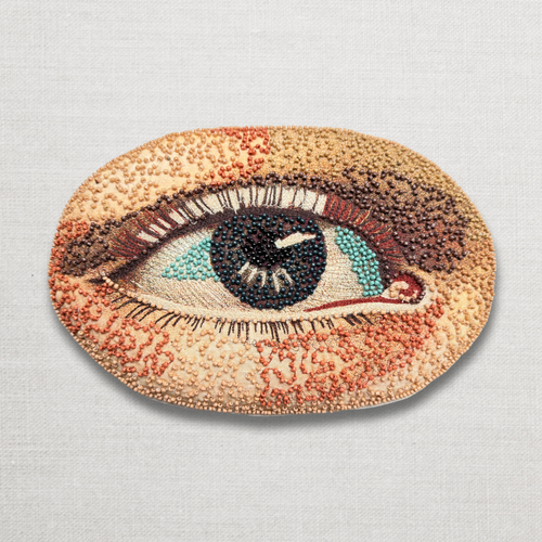 Beaded Eye Cushion