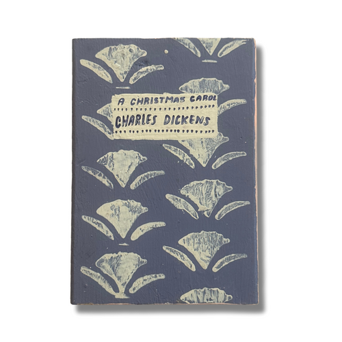 Leanne Shapton "A Christmas Carol" Painted Wooden Book