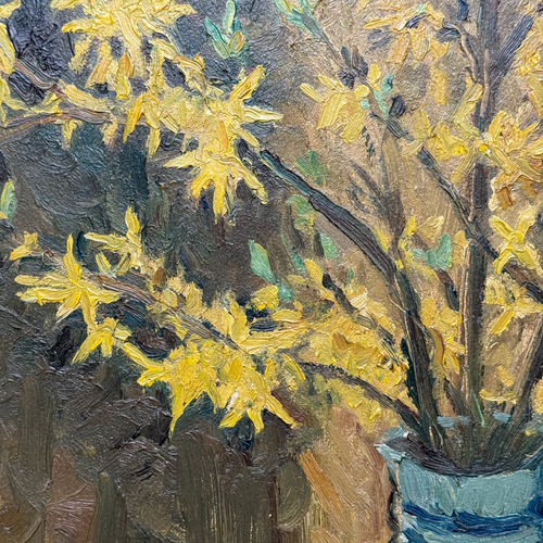 Mid 20th-century Dutch Floral Still Life Painting
