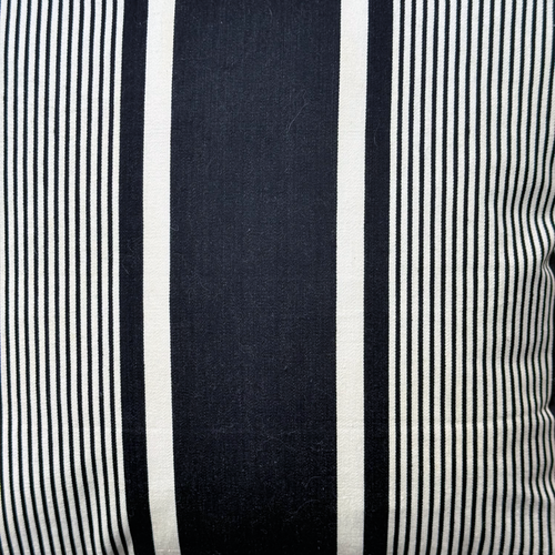 Custom 19th-century French Ticking Pillow (#3-05)