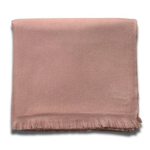 Noble Fibre Cashmere Travel Shawl in Twilight Pink