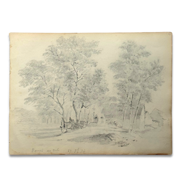 19th-century French Pencil Drawing by Alphonse Baril (#19)