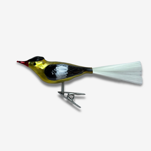 Nostalgic Clip-on Yellow Bird Ornament