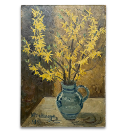 Mid 20th-century Dutch Floral Still Life Painting