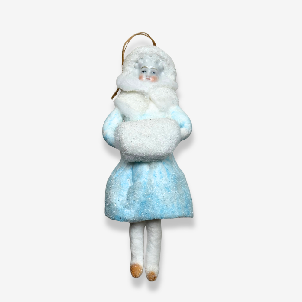 Nostalgic Cotton Winter Doll Ornament