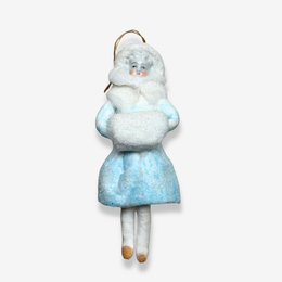 Nostalgic Cotton Winter Doll Ornament