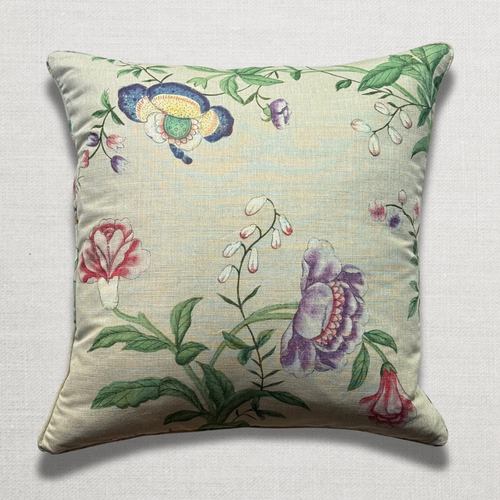 Custom John Derian for Pierre Frey "Le Paravent Chinois" Pillow in "Chantilly Cream" (#13)