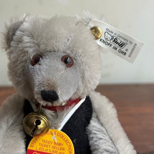 Vintage Teddy Bear Ticket Seller
