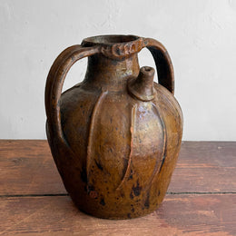 18th-century French Ceramic Oil Vessel (#5)