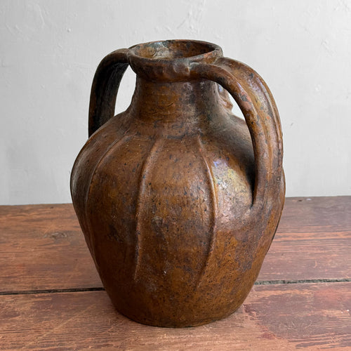 18th-century French Ceramic Oil Vessel (#5)