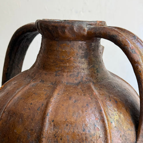 18th-century French Ceramic Oil Vessel (#5)