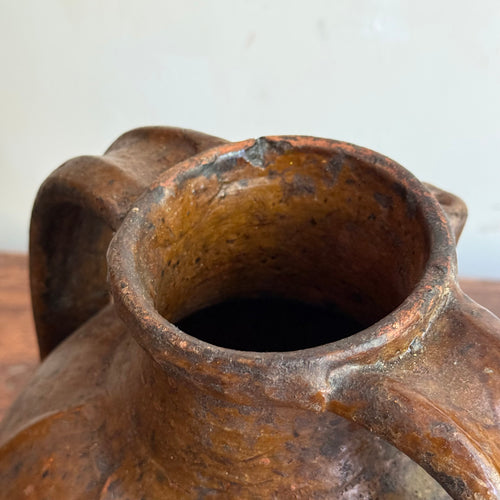 18th-century French Ceramic Oil Vessel (#5)