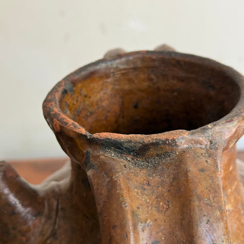 18th-century French Ceramic Oil Vessel (#5)
