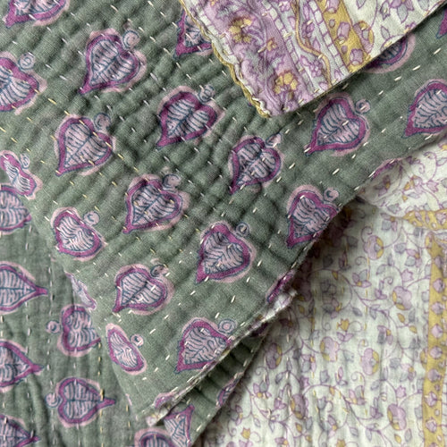 Vintage Sari Baby Blanket (JFB-09)