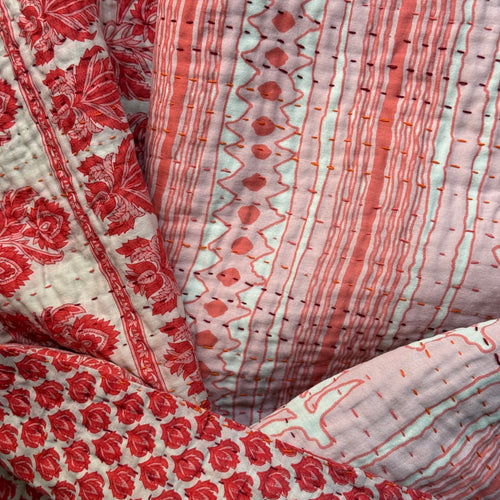 Vintage Sari Treble Bedcover (07-09)