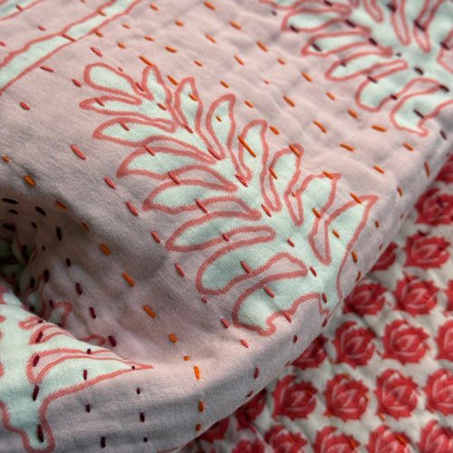 Vintage Sari Treble Bedcover (07-09)
