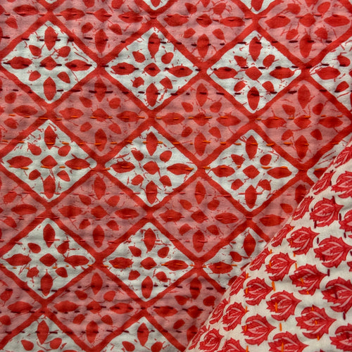 Vintage Sari Treble Bedcover (07-09)