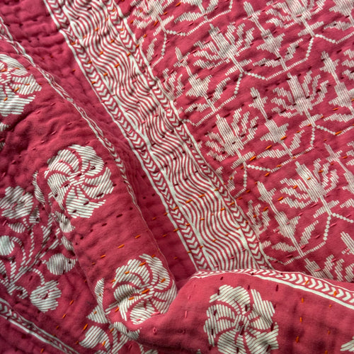 Vintage Sari Treble Bedcover (07-09)