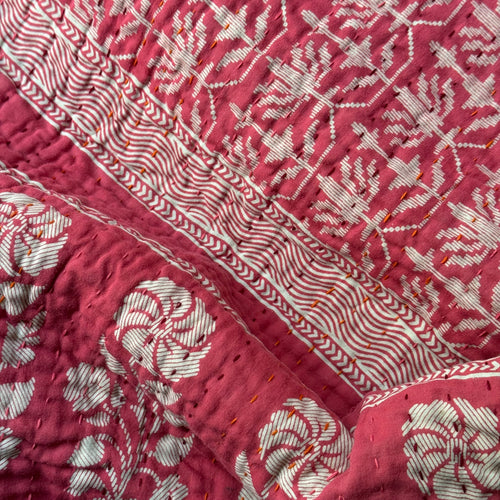 Vintage Sari Treble Bedcover (07-09)
