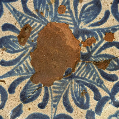 18th-century Spanish Glazed Earthenware Bowl (#2)