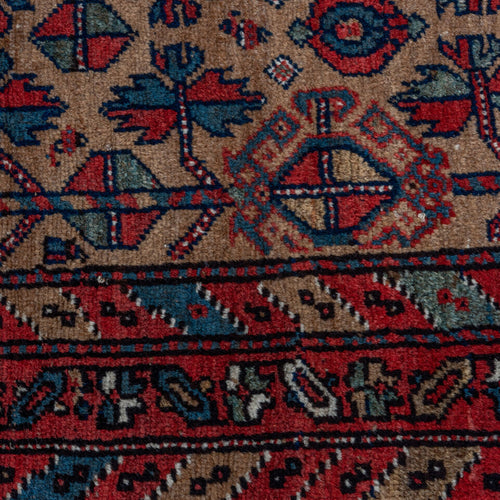 3’ 7” x 5’ 6” Vintage Kurdish Rug