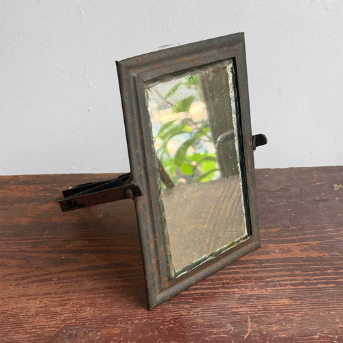 19th-century Small Shaving Mirror #9