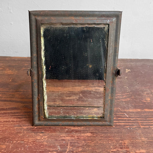 19th-century Small Shaving Mirror #9