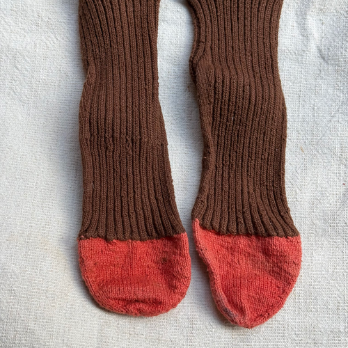 Pair of Antique German Socks (#9)