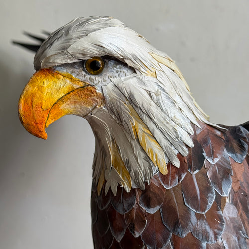 Papier-Mâché Bald Eagle