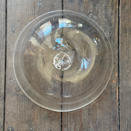 Large 19th-century French Glass Cloche de Melon (LG-09)