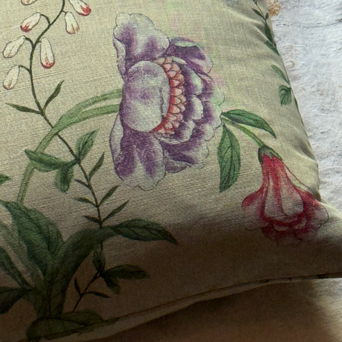 Custom John Derian for Pierre Frey "Le Paravent Chinois" Pillow in "Chantilly Cream" (#13)